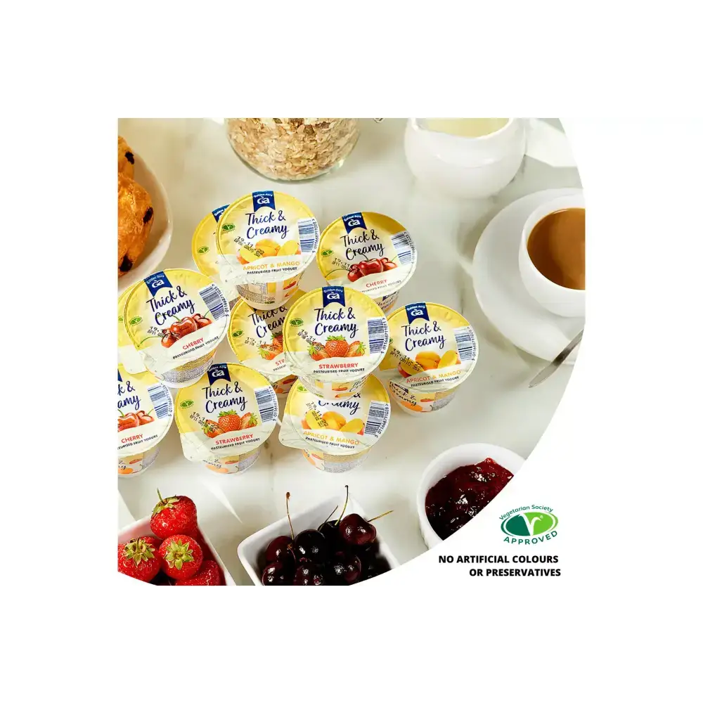 Thick & Creamy Yoghurt Golden Acre Apricot & Mango dairy
