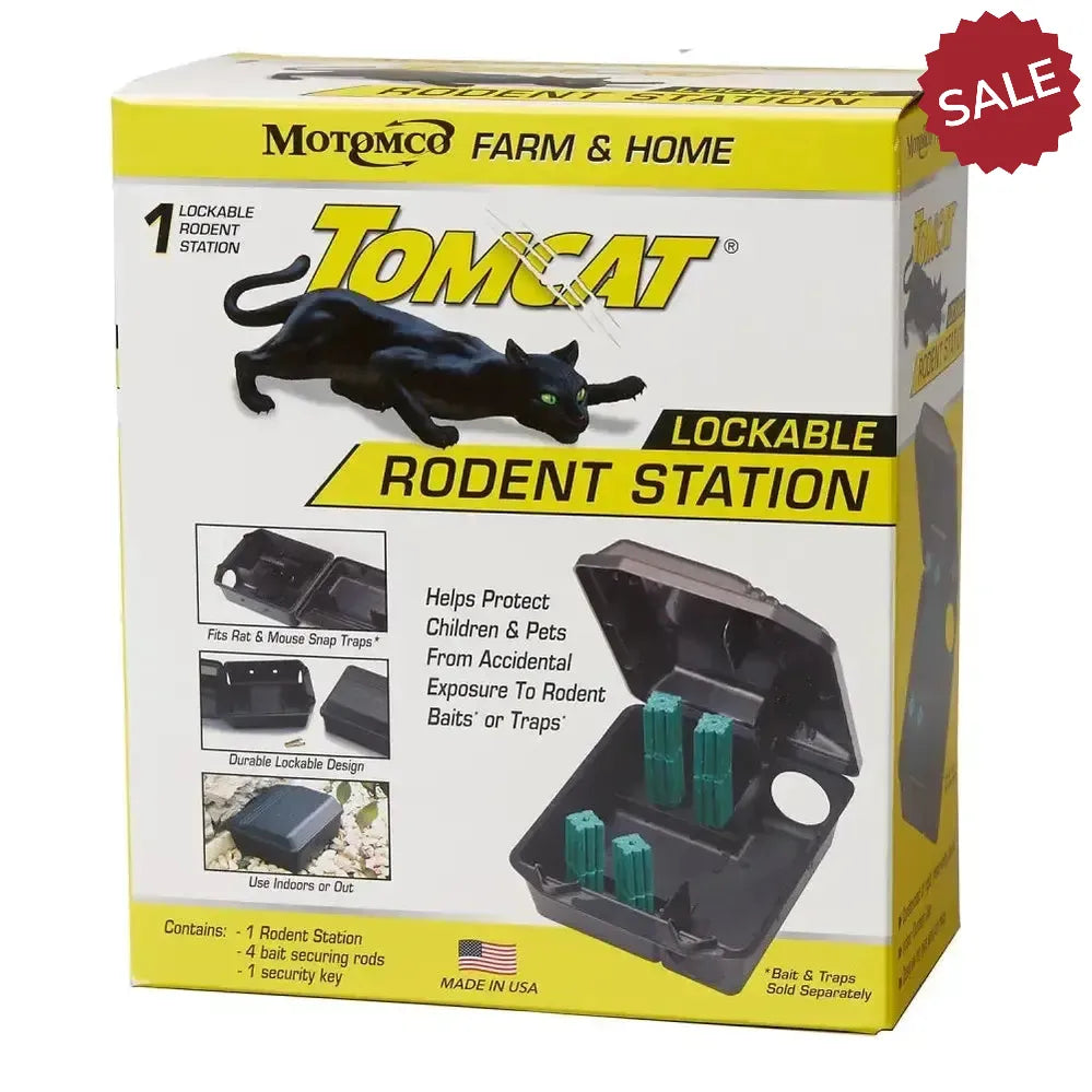 Tomcat Lockable Rodent Station Traps & Equipment