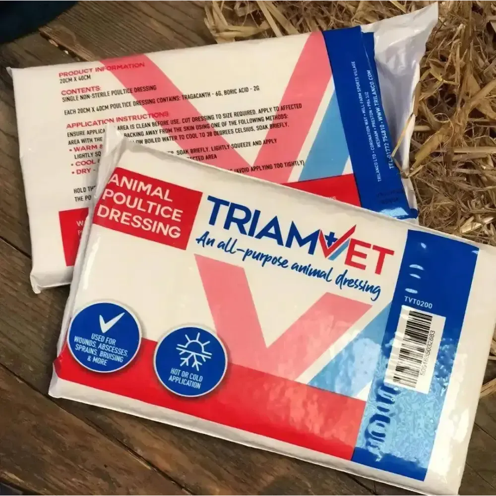 Triamvet Poultice Dressing Single Veterinary