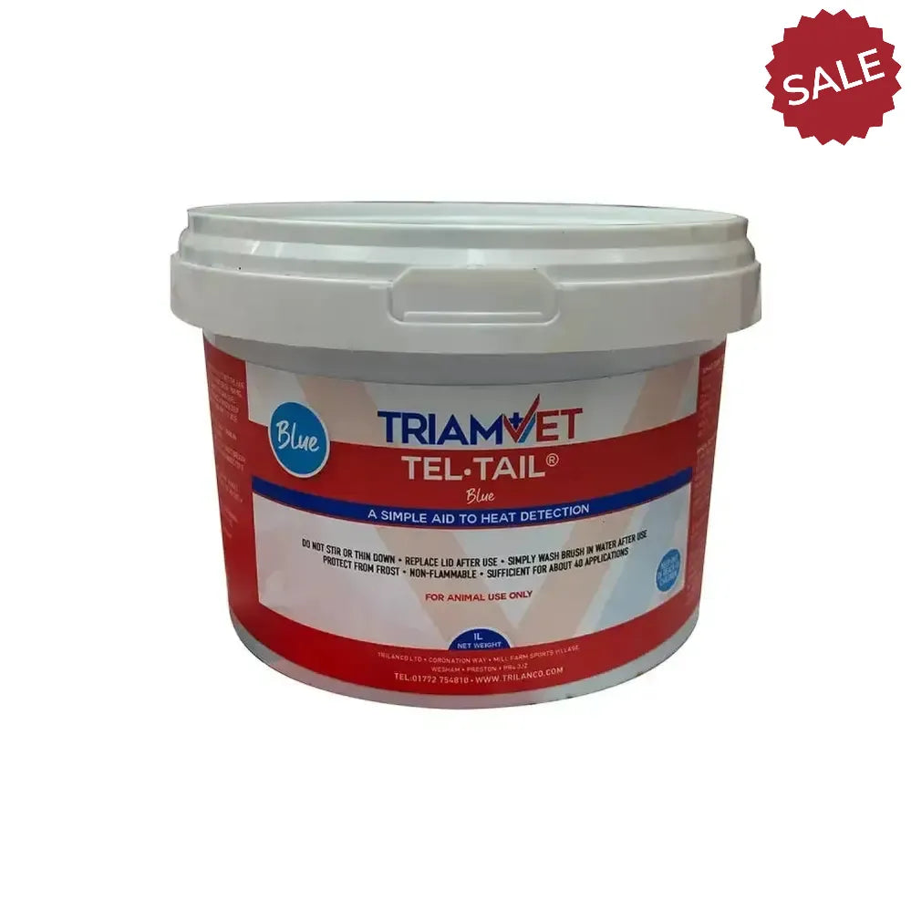 Triamvet Tel-Tail Paint 1 Litre Blue Cattle