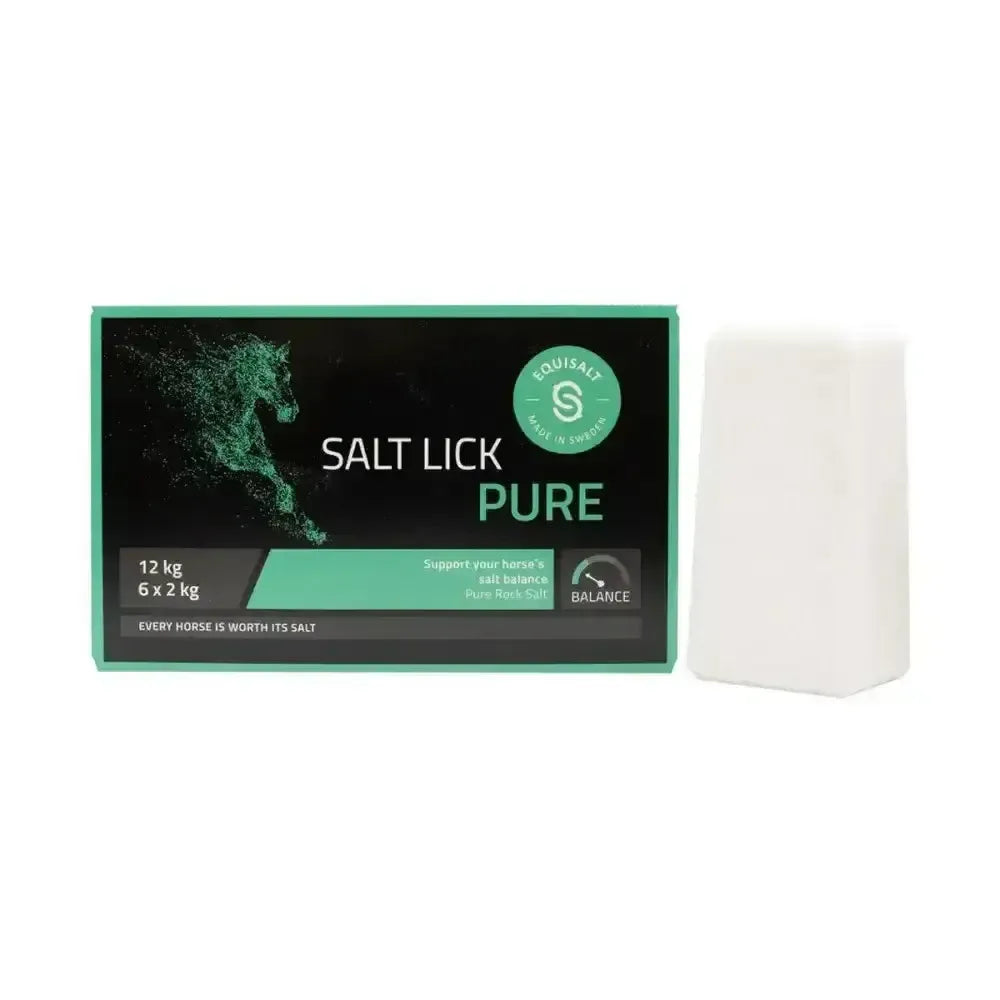 TRM Equisalt Salt Brick Lick Pure 6 X 2kg Salt Licks