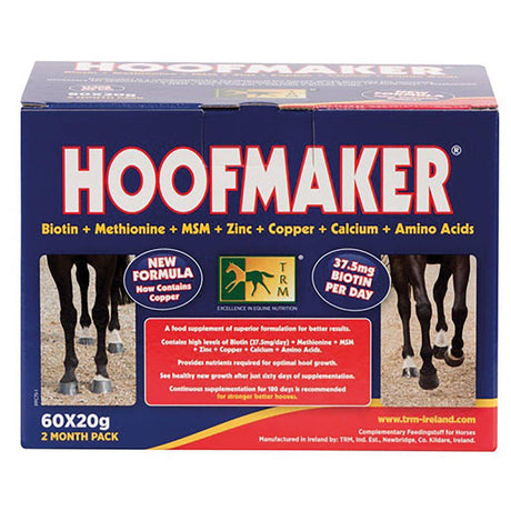 Trm Hoofmaker Horse Vitamins & Supplements 60 X 20 Gm Barnstaple Equestrian Supplies