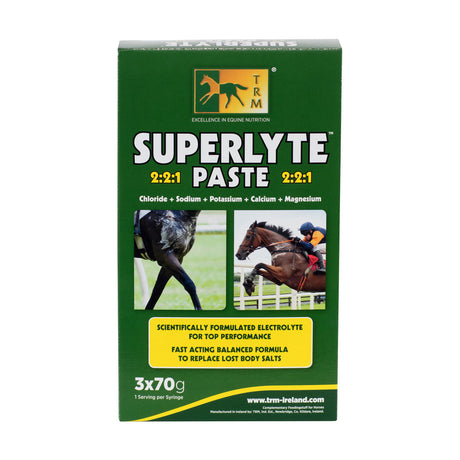 TRM 2:2:1 Superlyte Syrup Paste 3 x 70g syringe Barnstaple Equestrian Supplies