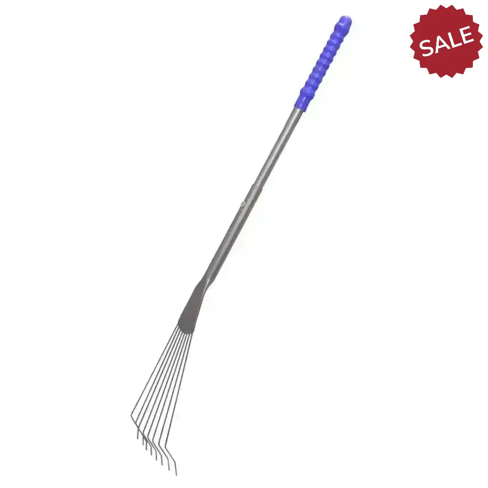 Tubtrug Big Tidee Long Metal Rake Blue Mucking Out