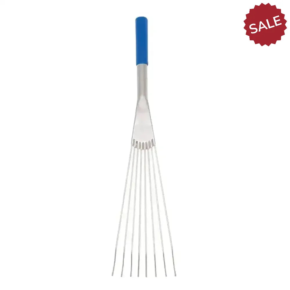 Tubtrug Big Tidee Short Metal Rake Blue Mucking Out