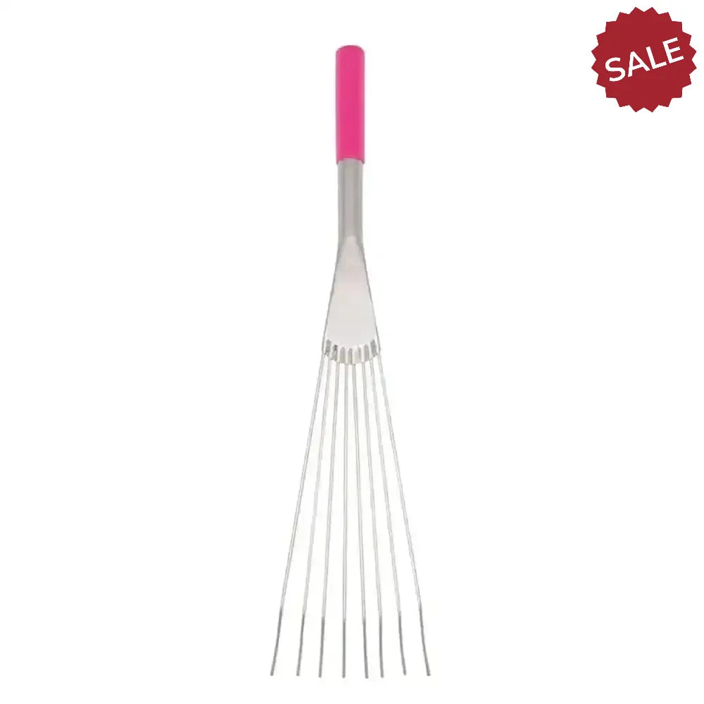 Tubtrug Big Tidee Short Metal Rake Pink Mucking Out