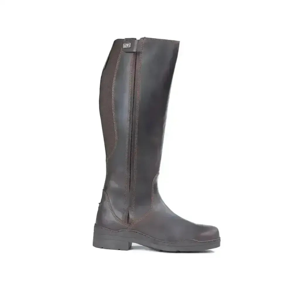 Tuffa Broadland Plus Size Leather Riding Boots BROWN 36 EU / 3 STANDARD Long Riding Boots