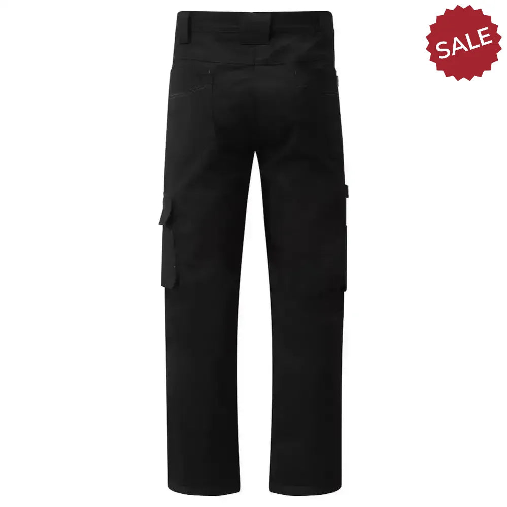 Tuffstuff Proflex Work Trouser Black Xlong 30" X Largeong Black Workwear
