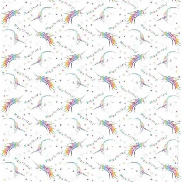 Unicorn Gift Wrapping Paper Elico Gifts Barnstaple Equestrian Supplies