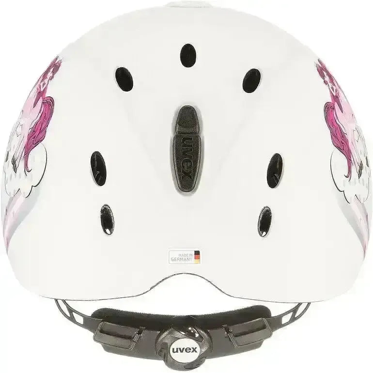 Uvex Onyxx Riding Hat Princess White Mat 49 - 54 Adjustable Riding Hats
