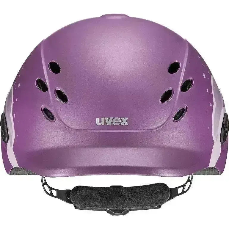 Uvex Onyxx Riding Hat Unicorn Berry Mat 49 - 54 Adjustable Riding Hats