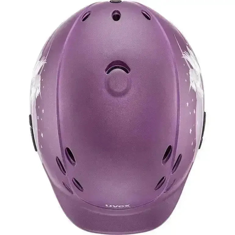 Uvex Onyxx Riding Hat Unicorn Berry Mat 49 - 54 Adjustable Riding Hats