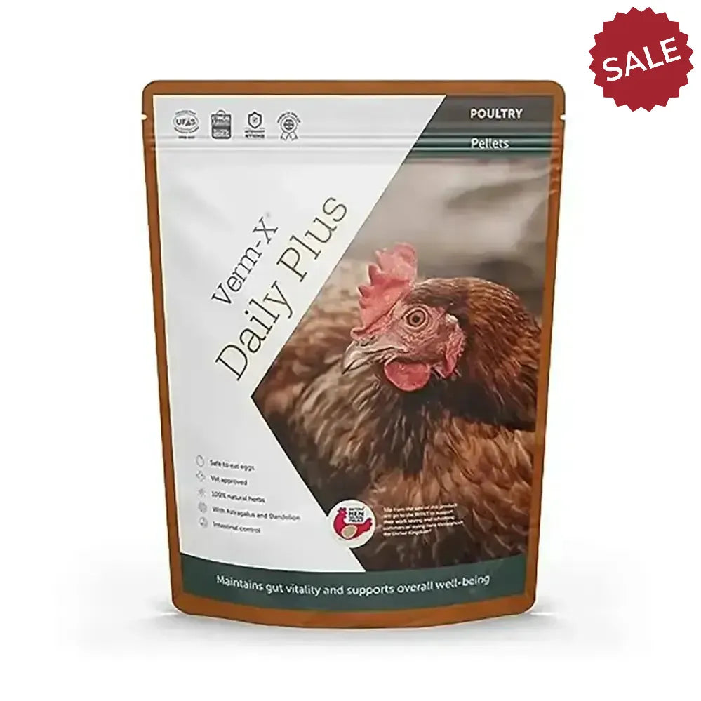 Verm-X Daily Plus For Poultry,Ducks & Fowl 1.5kg Poultry Supplements
