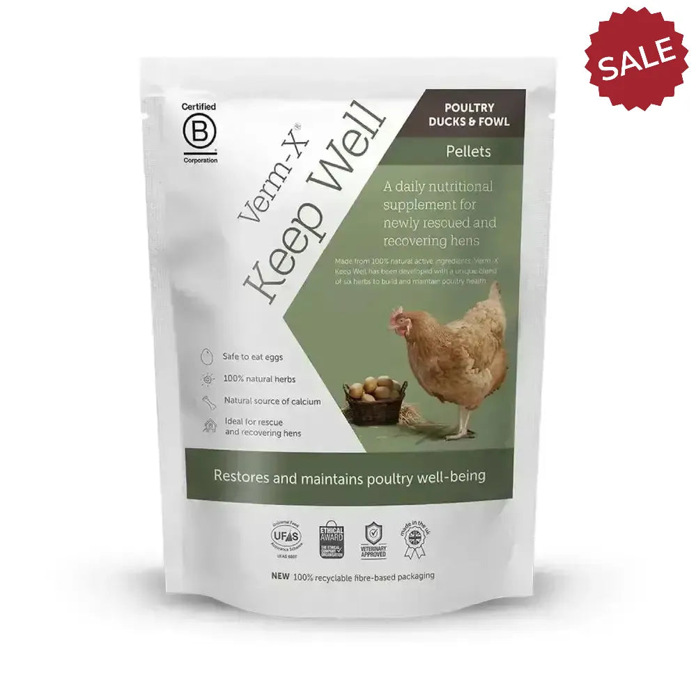 Verm-X Keep Well Natural Pelleted Poultry Tonic 750g Poultry Supplements