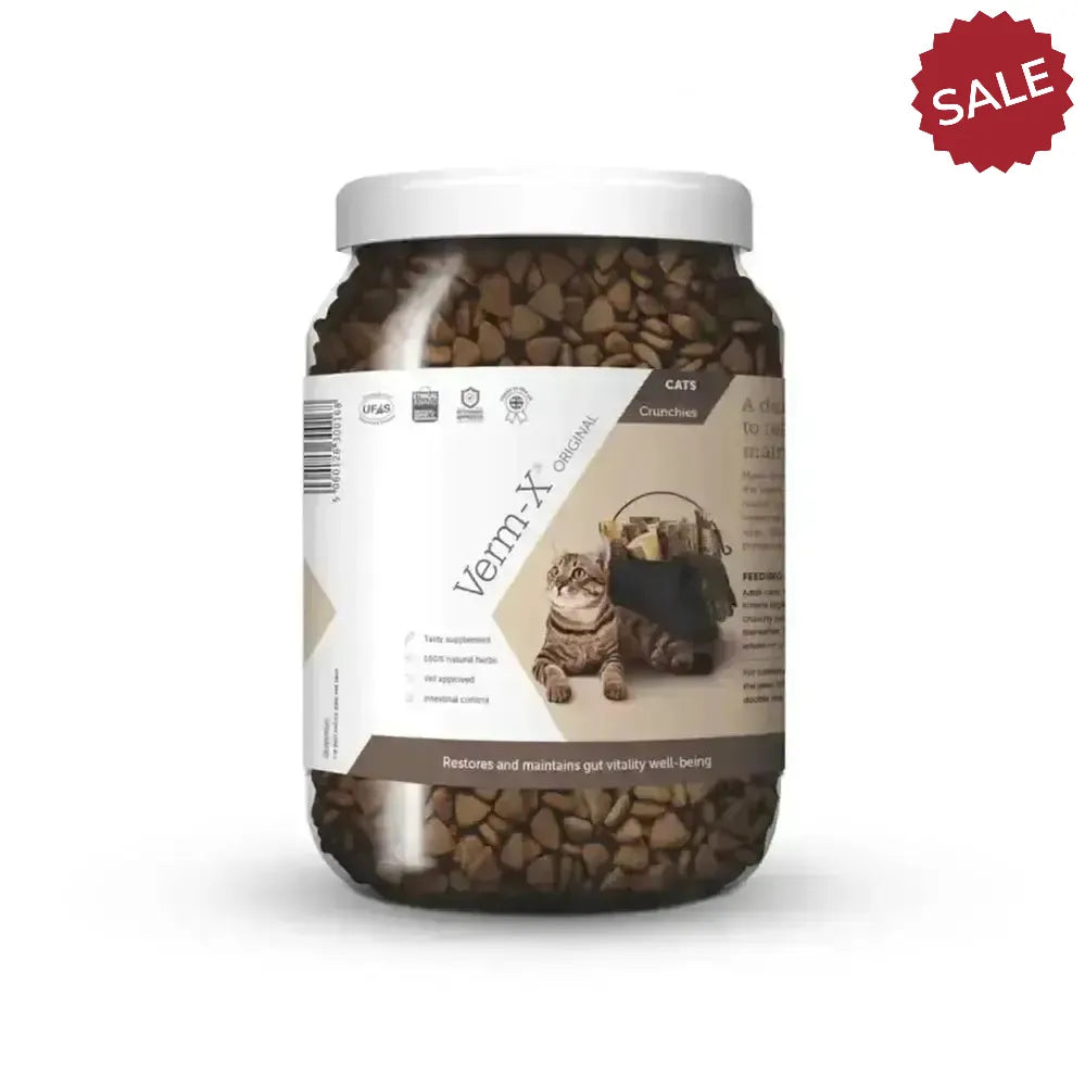 Verm-X Original Crunchies For Cats 120g Cat Treats