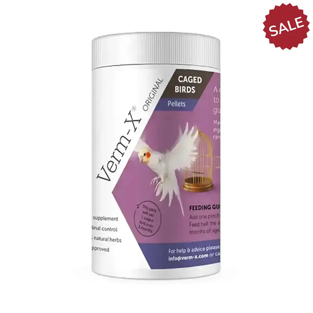 Verm-X Original Pellets For Caged Birds 100g Caged Birds