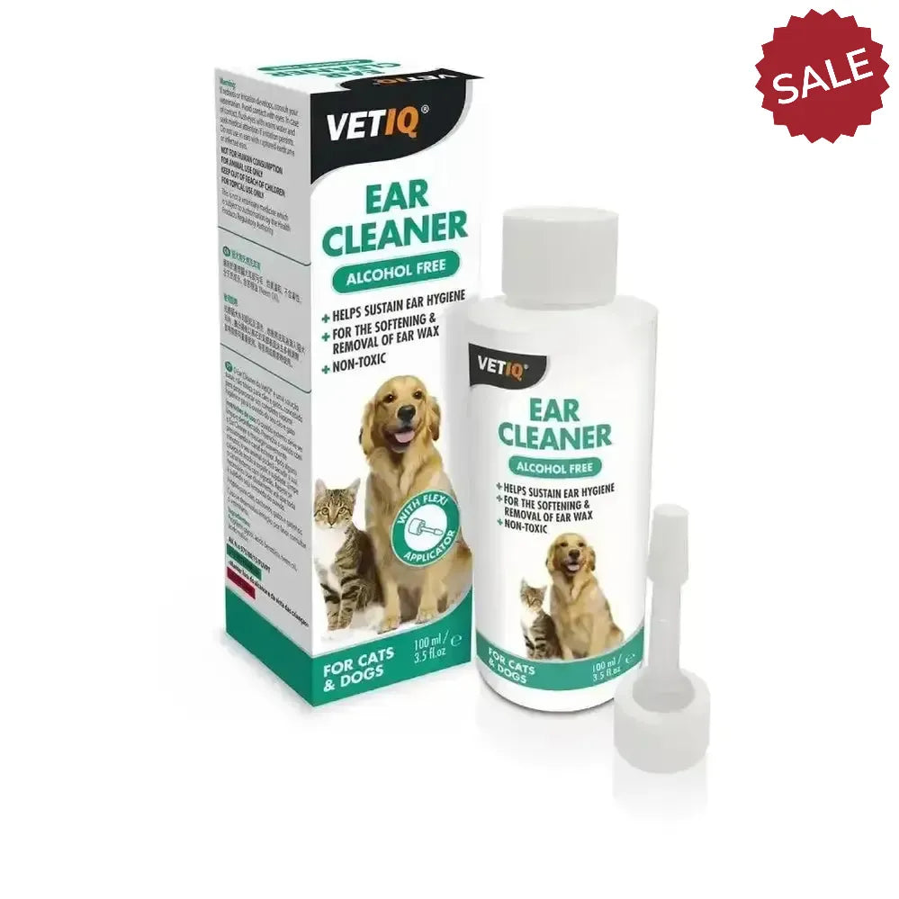 Vetiq Ear Cleaner For Cats & Dogs 100 ml Pet Supplements