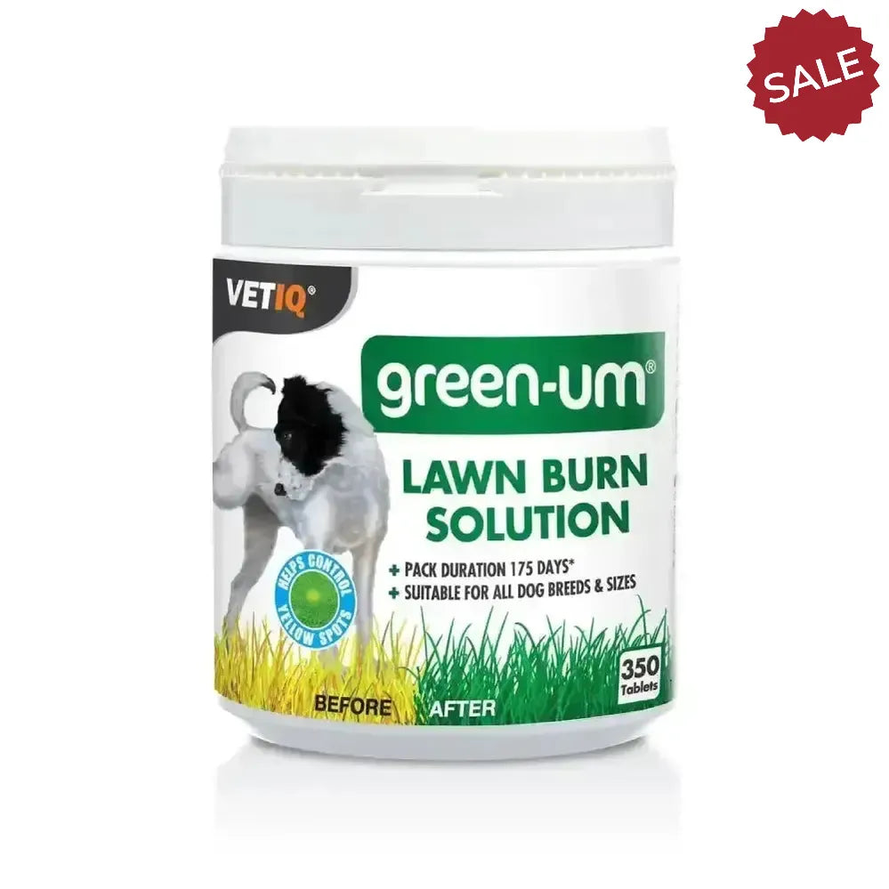 Vetiq Green-Um Lawn Burn Solution Tablets For Dogs 100 Tablets Pet Supplements