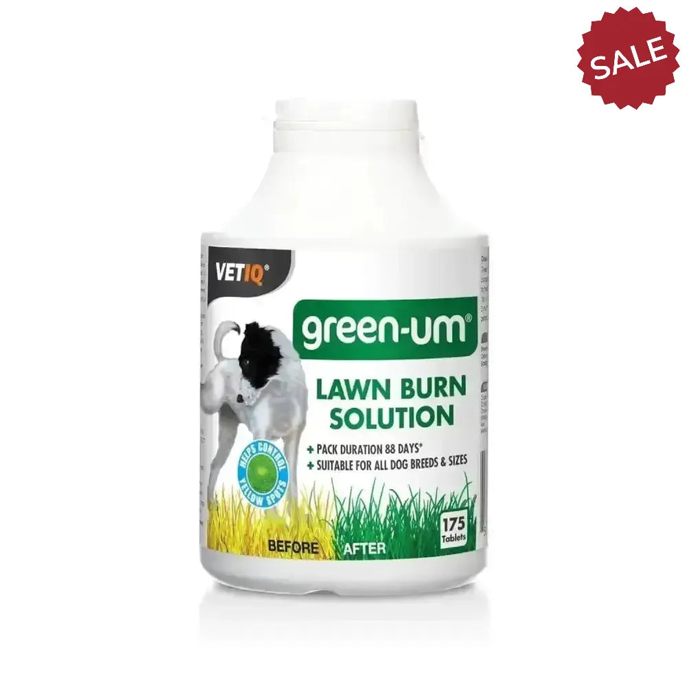 Vetiq Green-Um Lawn Burn Solution Tablets For Dogs 100 Tablets Pet Supplements