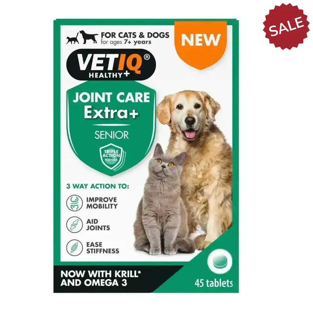 Vetiq Joint Care Extra+ Senior For Cats & Dogs 45 Tablets Pet Supplements