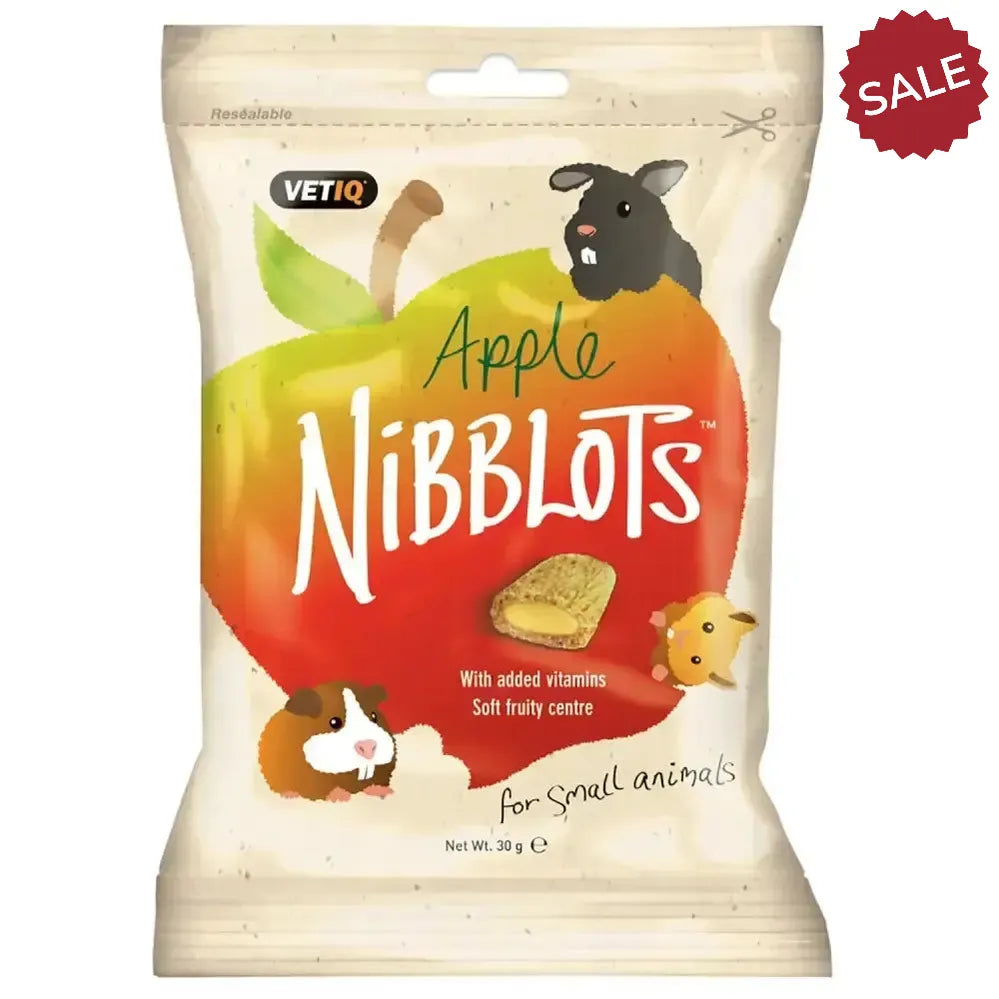 Vetiq Nibblots For Small Animals 30g Apple Pet Treats