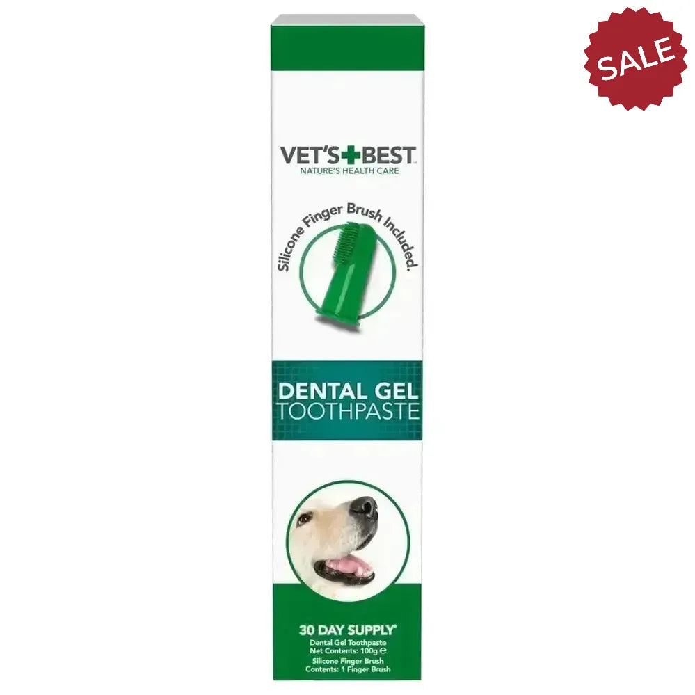 Vets Best Dental Gel For Dogs 100g Pet Supplements