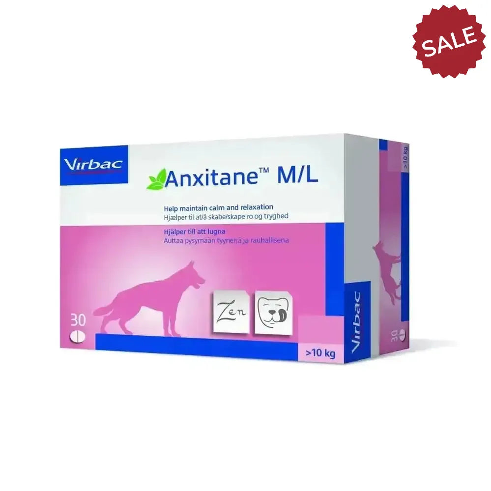 Virbac Anxitane For Dogs 30 Pack Pet Calmers