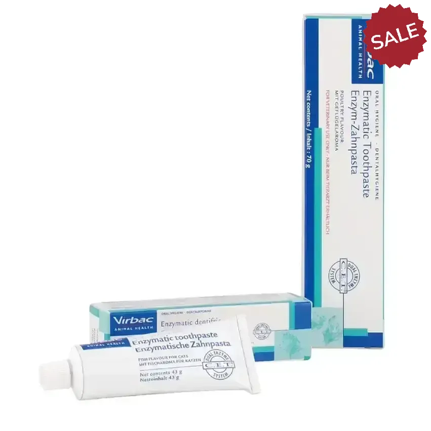 Virbac Enzymatic Toothpaste Fish 43G Pet