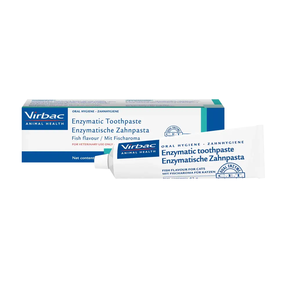 Virbac Enzymatic Toothpaste Fish 43G Pet