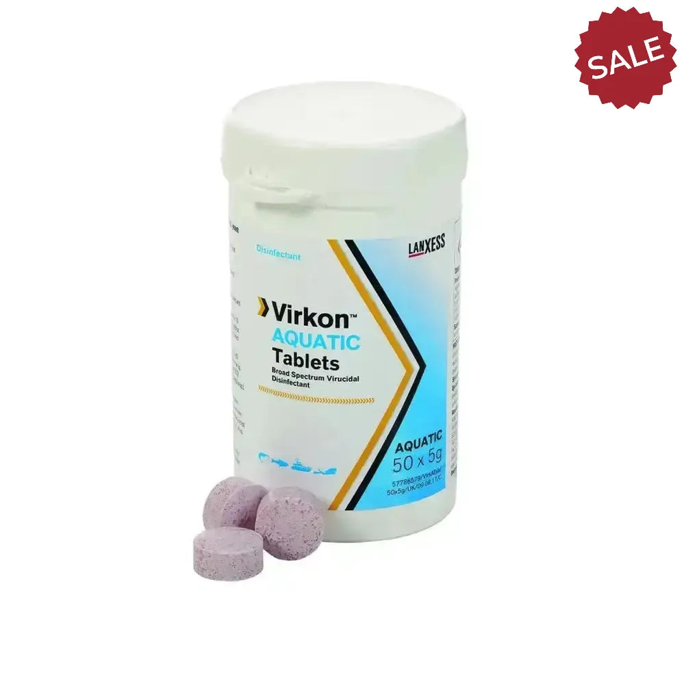 Virkon Aquatic Tablets 12 X 50 X 5g Aquatics