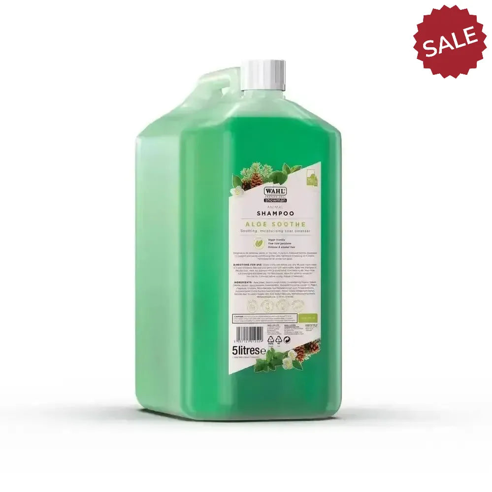 Wahl Aloe Soothe Shampoo 5 Litre Horse Shampoos