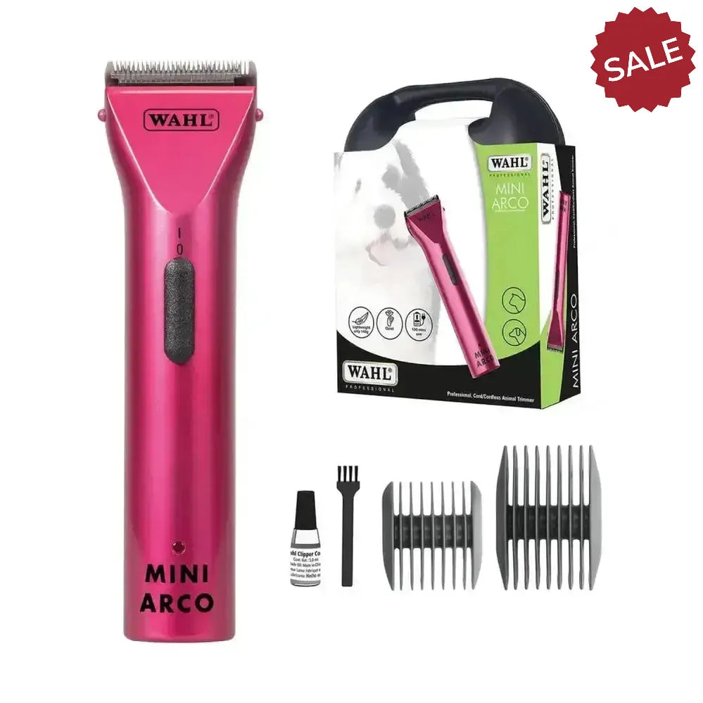 Wahl Mini Arco Cord And Cordless Trimmer Kit Pink Clippers & Trimmers