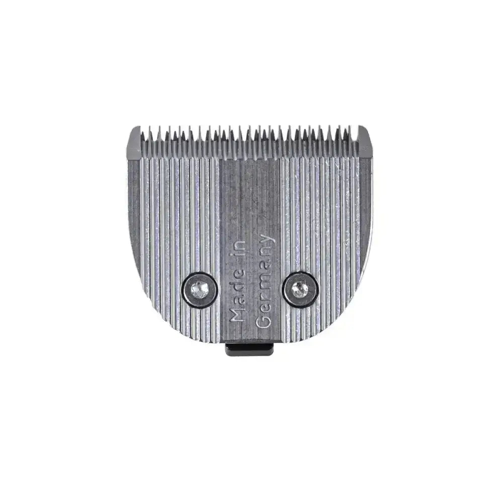 Silver metallic metal wahl mini arco trimmer guard with fine teeth and made in germany engraving for arco trimmer blade