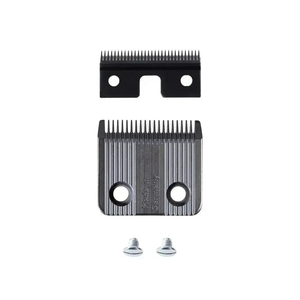 Black and silver metallic wahl rex clipper comb attachments with made in germany engraving for rex pet trimmers