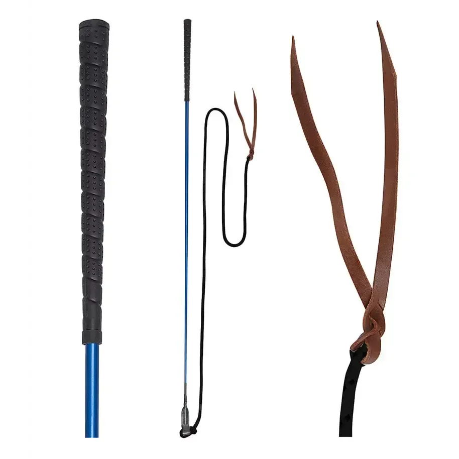 Waldhausen Natural Horsemanship Touch Stick Blue/Black Lungewhip