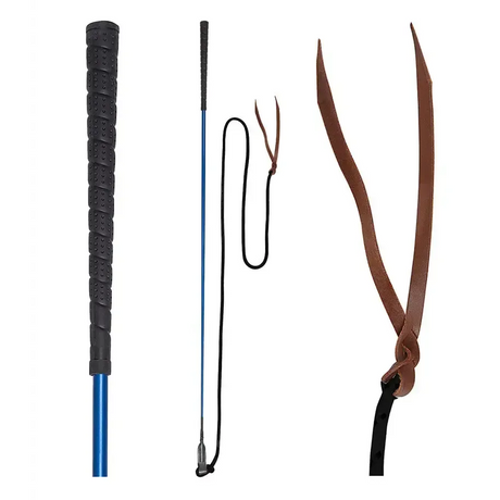 Waldhausen Natural Horsemanship Touch Stick Blue/Black Lungewhip