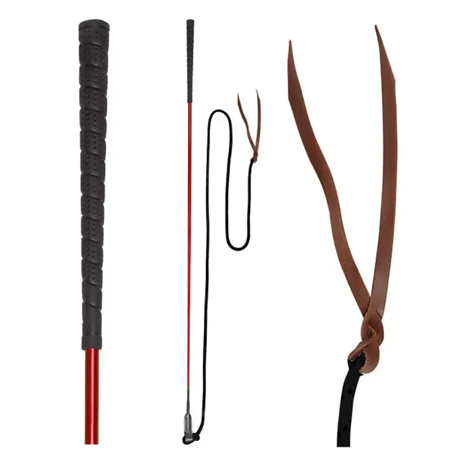 Waldhausen Natural Horsemanship Touch Stick Red/Black Lungewhip