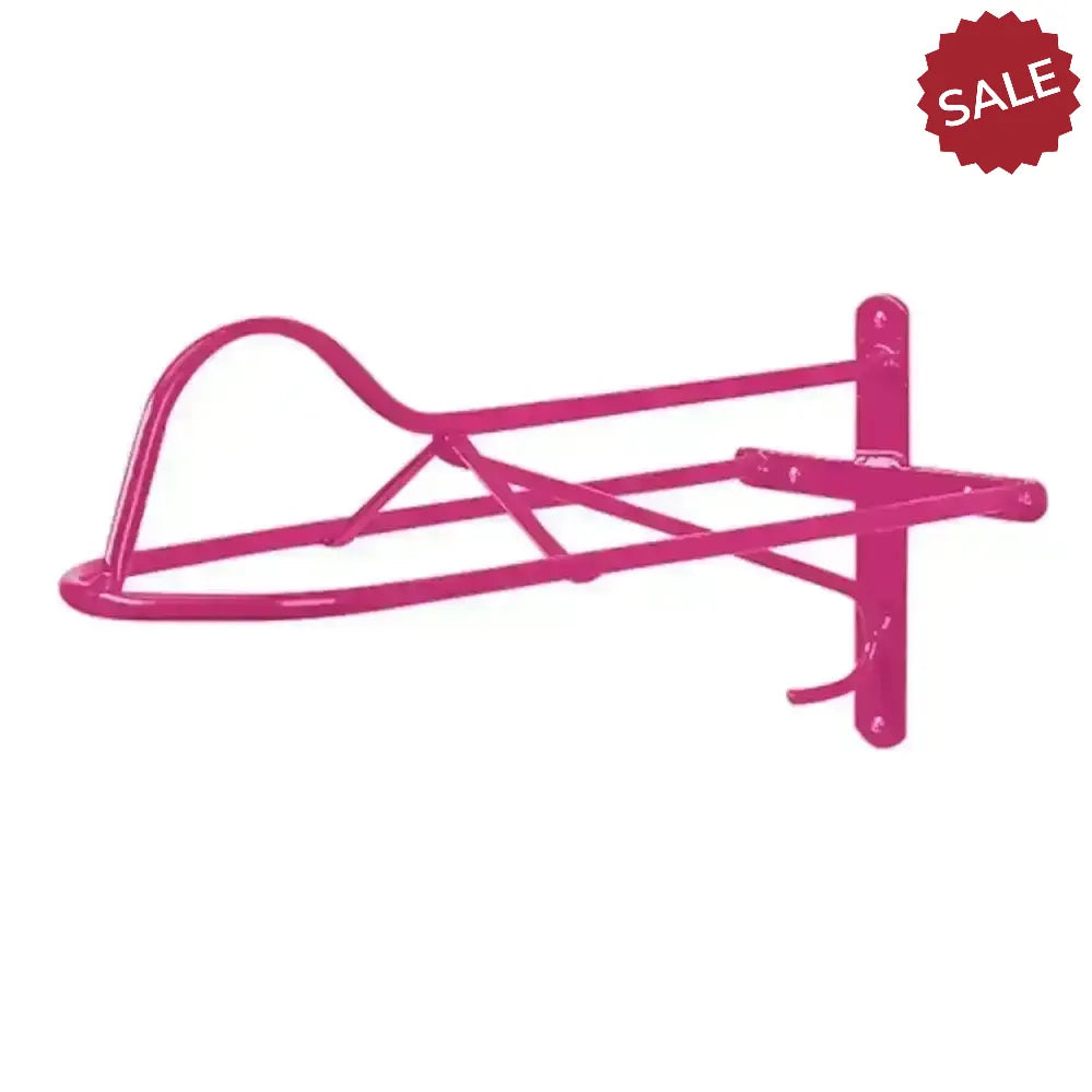 Wall Mounted Forward Seat Saddle Racks Pink Saddle Racks