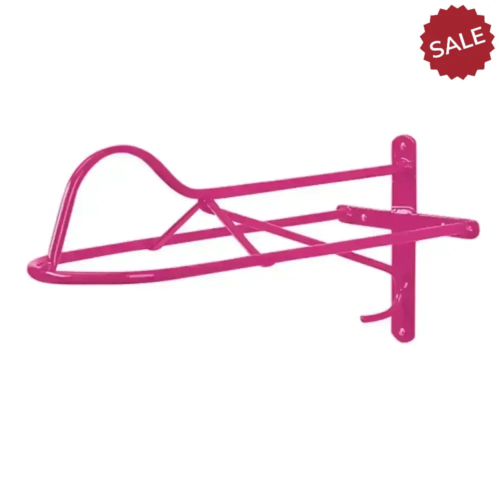 Wall Mounted Forward Seat Saddle Racks Pink Saddle Racks