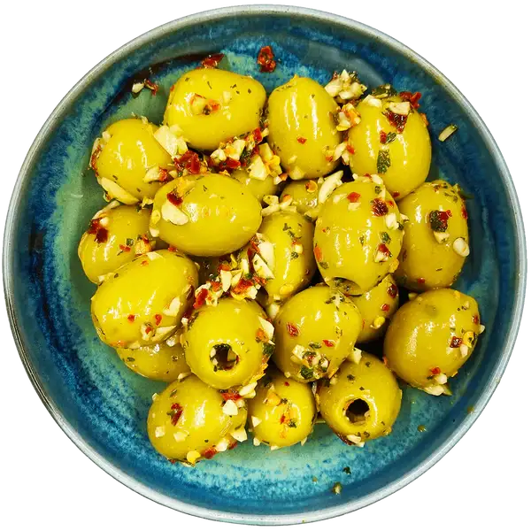 West Country Garlic & Chilli Olives 175g