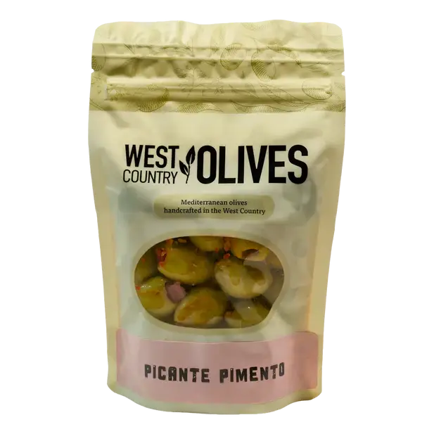 West Country Picante Pimento Olives 175g