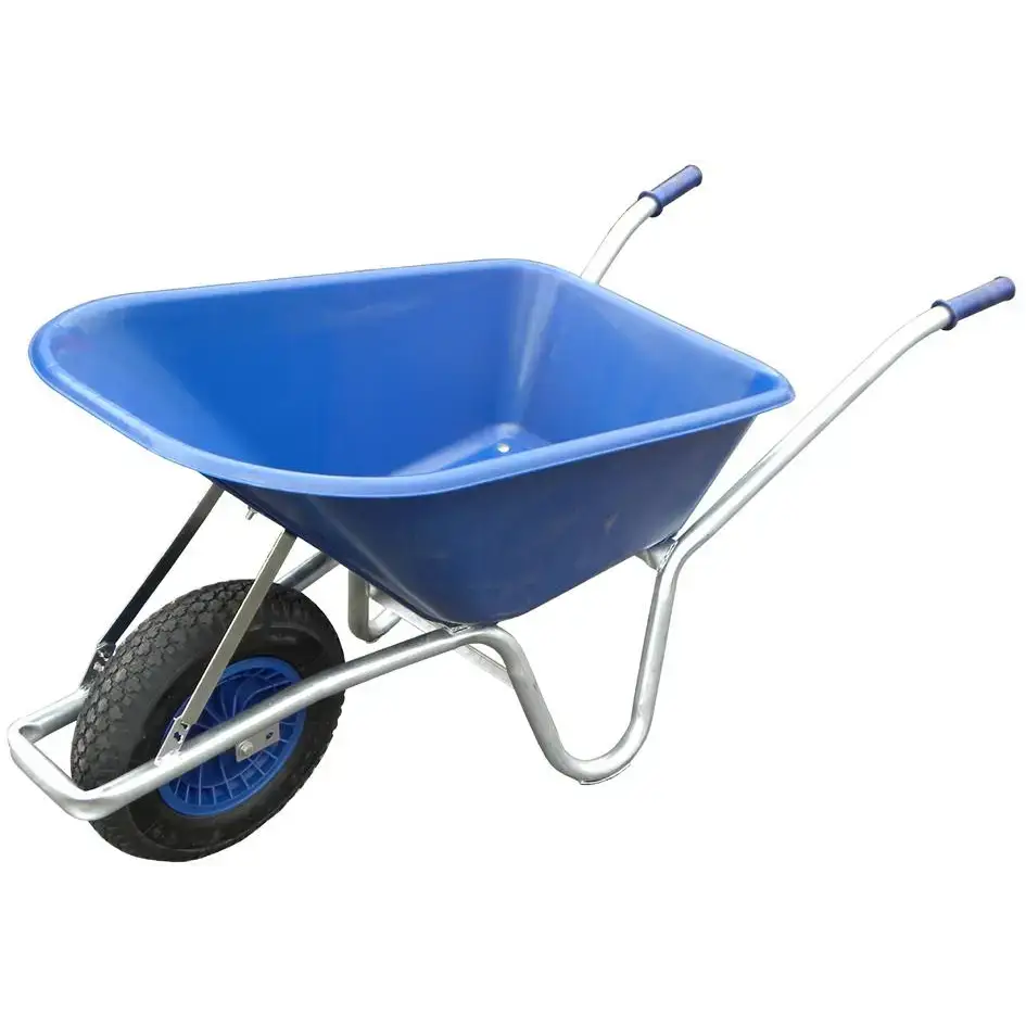 Wheelbarrow 100Ltr Blue - Ready Made Wheelbarrows
