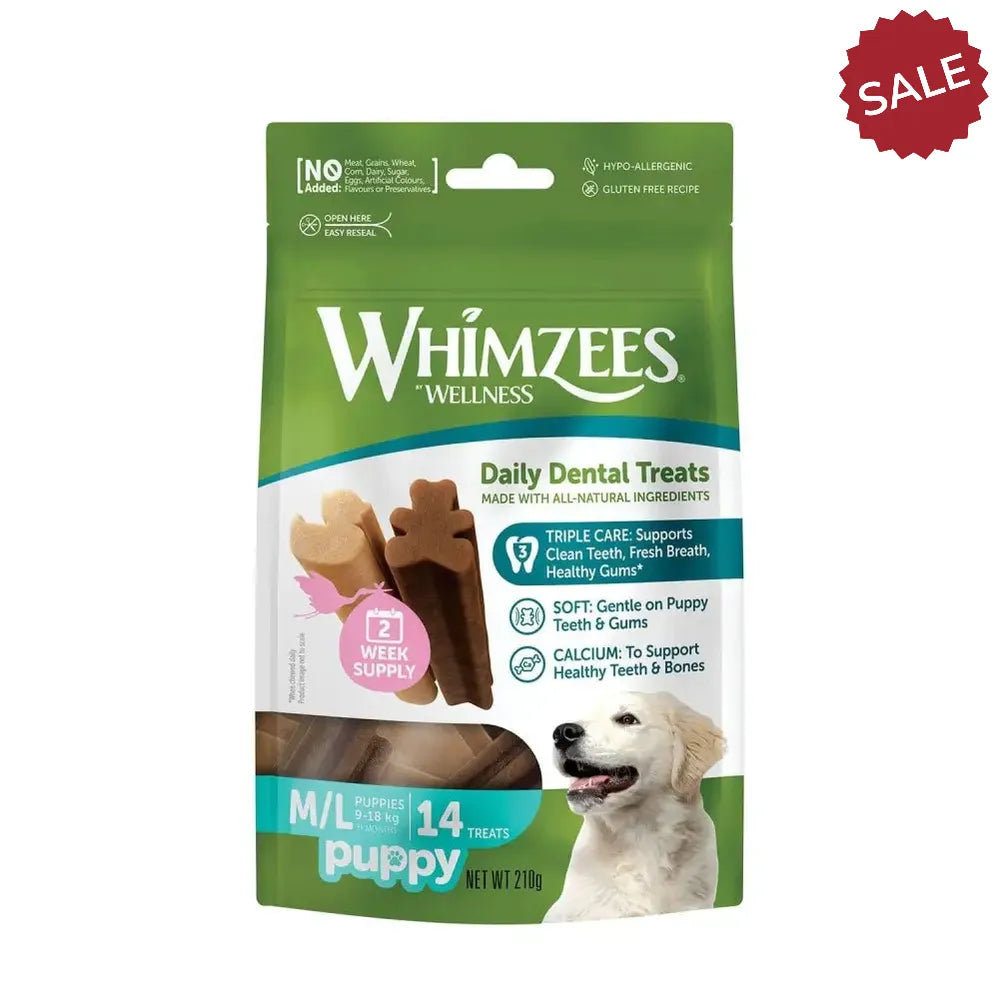 Whimzees Puppy Medium/Large Dog Treats