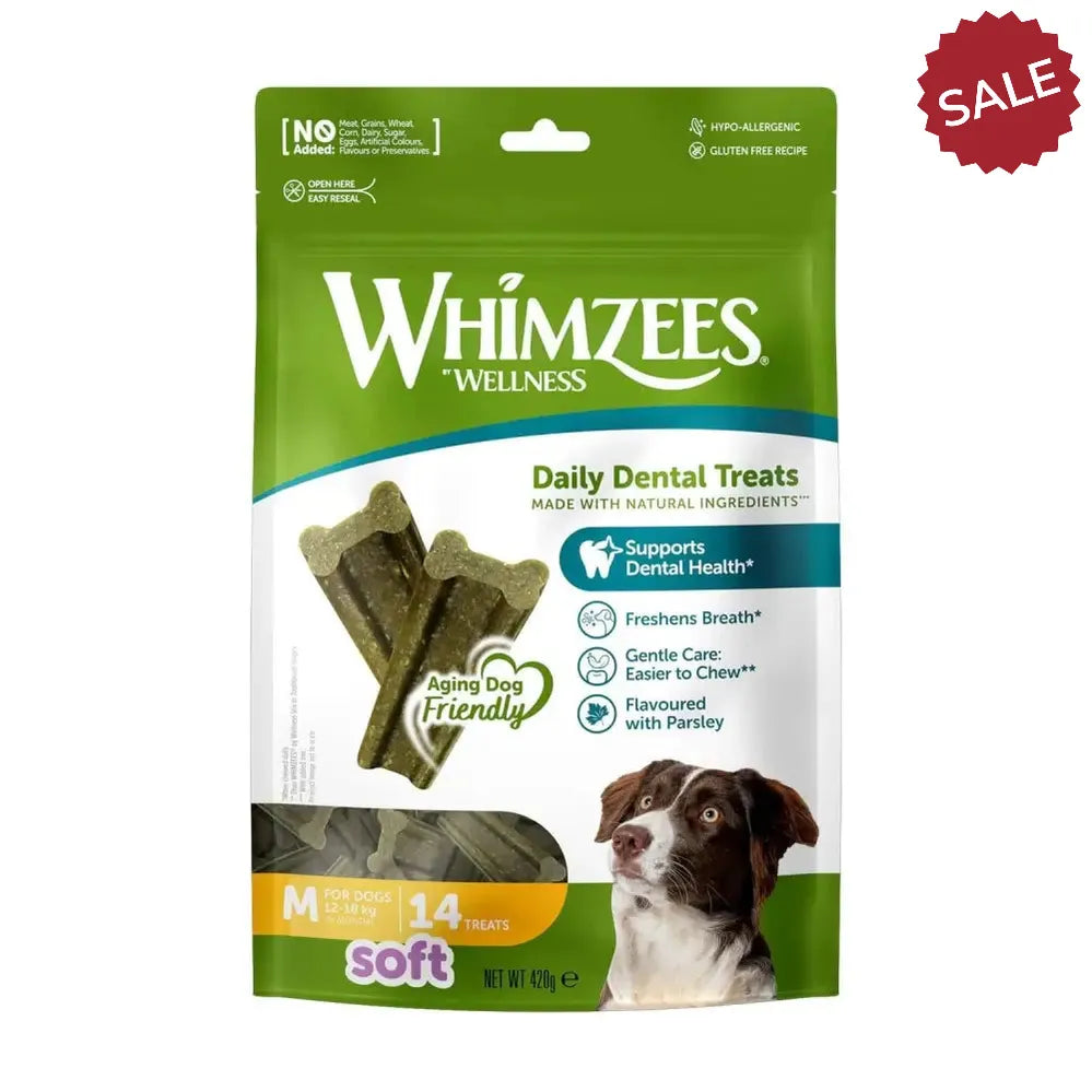 Whimzees Soft Treat Pack Medium Dog Treats