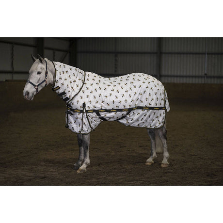 Whitaker Bee-Free Fly Rug Fly Rugs 5' 9" White Barnstaple Equestrian Supplies