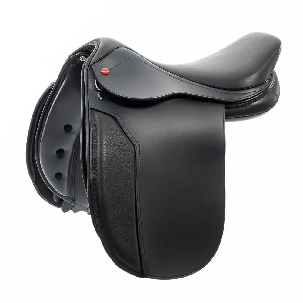 Black leather whitaker jws046 william vsd woking hunter saddle black with sleek modern design and subtle stitching details