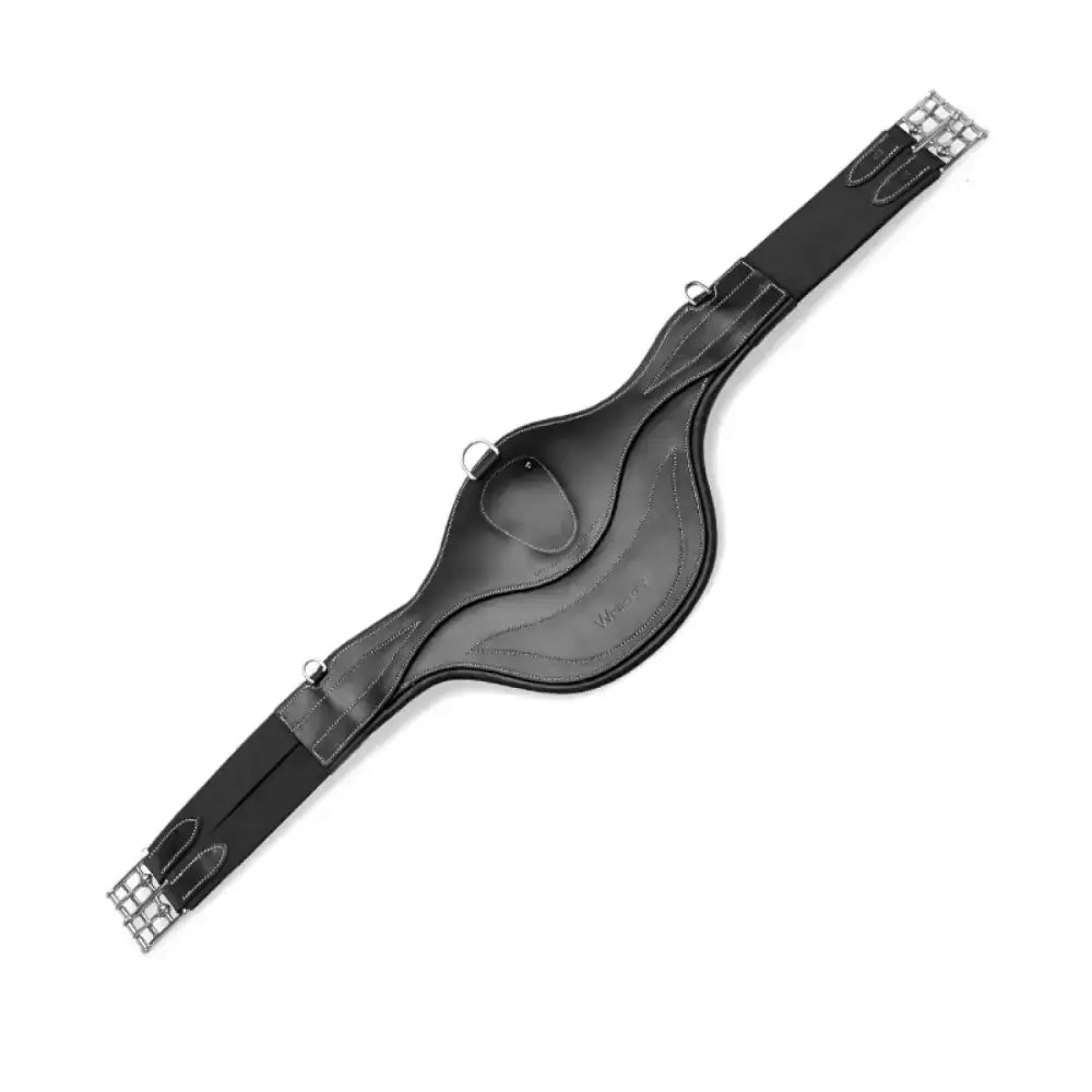 Whitaker Lw070 Chicago Perforated Leather Stud Girth Black 48" Black Stud Girths