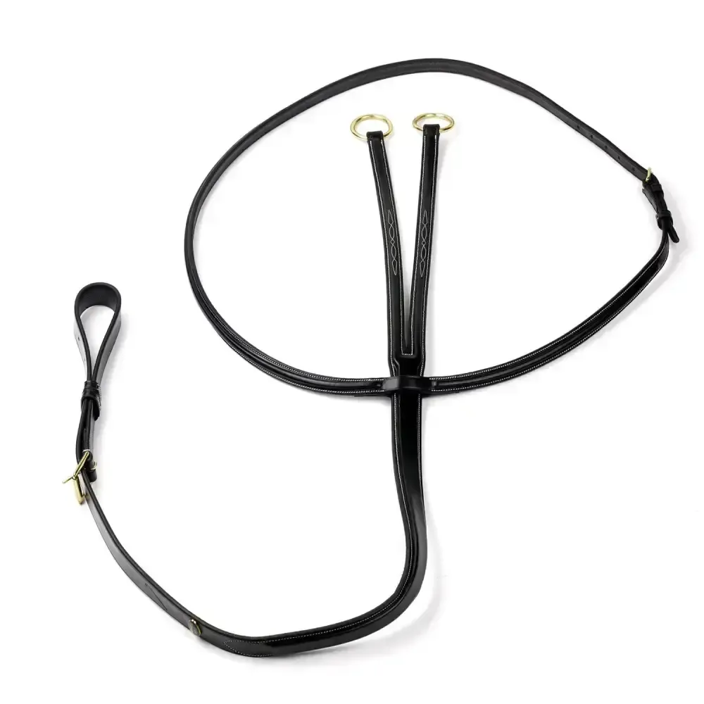 Whitaker Ma052 Valencia Luxury Martingale Black Cob Black Running Martingales