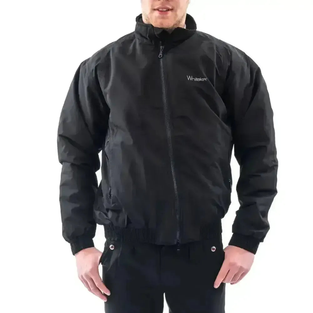 Whitaker Rastrick Reflective Unisex Smug Jacket Black X Small Blouson Jackets
