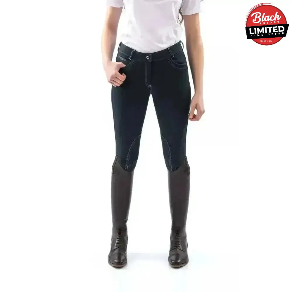 Whitaker Rawdon Denim Knit Breech Ladies Indigo 24" Breeches